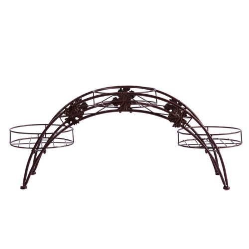 Plant Stand Outdoor Indoor Metal Flower Pots Rack Corner Planter Shelf