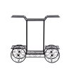 Plant Stand Outdoor Indoor Metal Flower Pots Rack Corner Planter Shelf