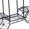 Plant Stand Outdoor Indoor Metal Flower Pots Rack Corner Planter Shelf