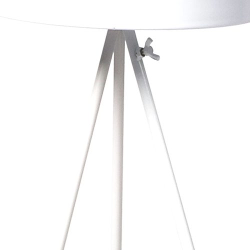 Plant Stand 2 Tiers Outdoor Indoor Metal Flower Pots Rack Garden – 25 x 25 x 55 cm, White