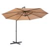 3M Cantilevered Outdoor Umbrella – Beige