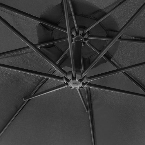 3M Cantilevered Outdoor Umbrella – Black