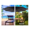 3M Cantilevered Outdoor Umbrella – Charcoal