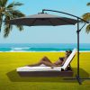 3M Cantilevered Outdoor Umbrella – Charcoal