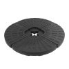 3M Umbrella with 48x48cm Base Outdoor Umbrellas Cantilever Sun Beach UV – Black