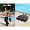 3M Umbrella with 48x48cm Base Outdoor Umbrellas Cantilever Sun Beach UV – Black