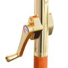 Outdoor Umbrella 3M Pole Cantilever Stand Garden Umbrellas Patio – Beige, Without Base