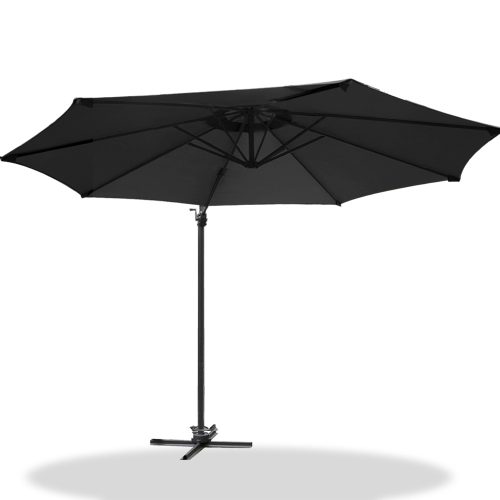 Roma Outdoor Umbrella – Black