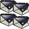 100 Waterproof LED Motion Sensor Solar Security Lights Outdoor – 4