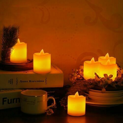Flameless LED Tea Light Tealight Candle Wedding Decoration – 48