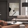 Modern Abstract 2 Sets Black Frame Canvas Wall Art – 40×60 cm