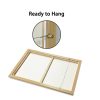 Modern Abstract 2 Sets Black Frame Canvas Wall Art – 40×60 cm