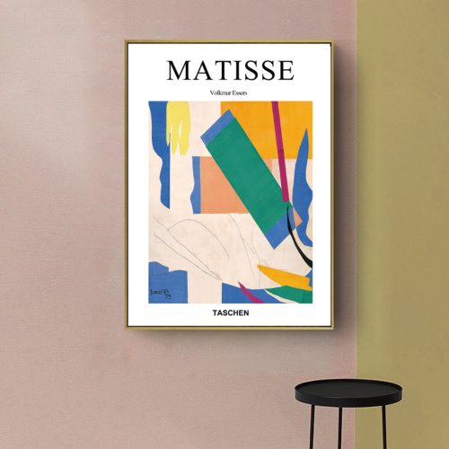 Abstract colour by Henri Matisse Gold Frame Canvas Wall Art – 60×90 cm