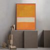 Yellow By Mark Rothko Black Frame Canvas Wall Art – 50×70 cm