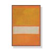 Yellow By Mark Rothko Black Frame Canvas Wall Art – 50×70 cm