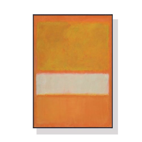 Yellow By Mark Rothko Black Frame Canvas Wall Art – 50×70 cm