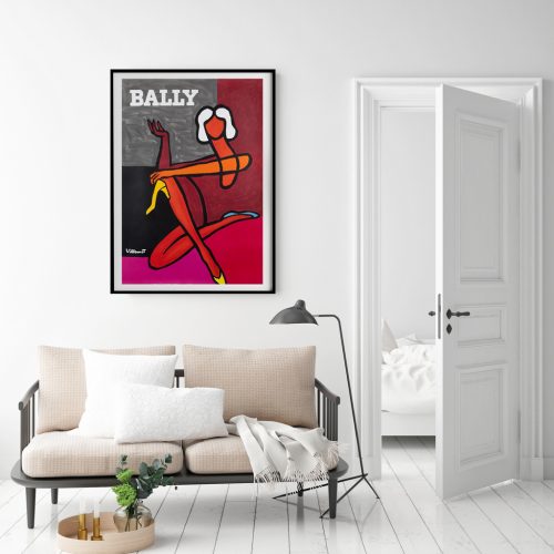 Fashion Woman Black Frame Canvas Wall Art – 50×70 cm