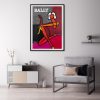 Fashion Woman Black Frame Canvas Wall Art – 50×70 cm