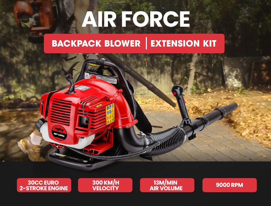 MTM 30CC Backpack Petrol Leaf Blower 2 Stroke Commercial Garden Yard Outdoor