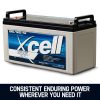 X-Cell AGM Battery Deep Cycle 12v Mobility Scooter Golf Cart Camping Volt – 120Ah 12v