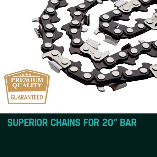 Baumr-AG Chainsaw Chain Bar Replacement for Arborist Saws – 2 x 20 inch