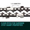 Baumr-AG Chainsaw Chain Bar Replacement for Arborist Saws – 2 x 20 inch