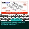 Chainsaw Chain Bar Spare Part Replacement Suits Pole Saws – 20 Inch