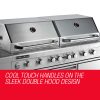 EuroGrille Outdoor BBQ Grill Barbeque Gas Stainless Steel Kitchen Commercial – 9 Burner