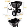 PLANTCRAFT Tow Behind Broadcast Spreader Seed Fertiliser Tow Rotary – 90 kg
