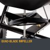 PLANTCRAFT Tow Behind Broadcast Spreader Seed Fertiliser Tow Rotary – 90 kg