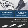 Aurelaqua Swimming Pool Cleaner Floor Climb Wall Automatic Vacuum 10M Hose – White