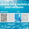 Aurelaqua Swimming Pool Cleaner Floor Climb Wall Automatic Vacuum 10M Hose – White