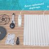 Aurelaqua Swimming Pool Cleaner Floor Climb Wall Automatic Vacuum 10M Hose – White