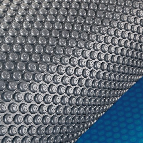 Pool Cover 500 Micron Solar Blanket Swimming Thermal – 11×5 m, Blue and Silver