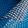 AURELAQUA Solar Swimming Pool Cover 500 Micron Heater Bubble Blanket – 6×3.2 m, Blue and Silver