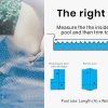 Pool Cover 500 Micron Solar Blanket Swimming Thermal – 7×4 m, Blue