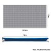 AURELAQUA Solar Swimming Pool Cover 500 Micron Heater Bubble Blanket – 9.5×5 m, Blue and Silver