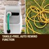 PLANTCRAFT Retractable Garden Water Hose Reel Storage Spray Gun Rewind – 20 M