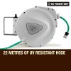 PLANTCRAFT Retractable Garden Water Hose Reel Storage Spray Gun Rewind – 20 M