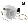 PLANTCRAFT Retractable Garden Water Hose Reel Storage Spray Gun Rewind – 30 M