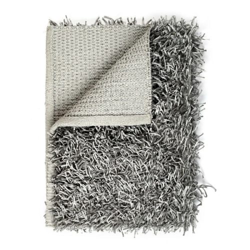 Luxury High Pile Soft Non Slip Bathmat 50 x 80cm – Silver