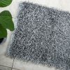 Luxury High Pile Soft Non Slip Bathmat 50 x 80cm – Silver