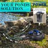 Combo Aquarium Garden Filter 10000L/H + Submersible Water Pump – 16000L/H