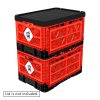 BigAnt Smart Foldable Stackable Crate – 48L, Red
