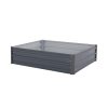 Home Ready Grey Raised Garden Bed Stand Galvanised Steel Planter