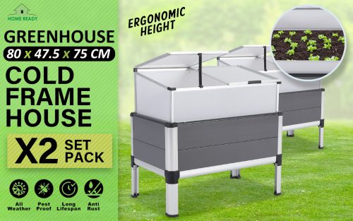 Home Ready Cold Frame Greenhouse Cover Raised Garden Bed Stand Planter – 2