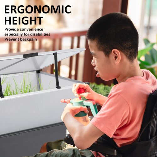 Home Ready Cold Frame Greenhouse Cover Raised Garden Bed Stand Planter – 2