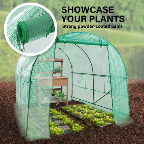 Home Ready Apex Mini Garden Greenhouse Shed PVC Cover Only – 3x2x2 m