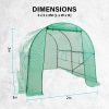 Home Ready Apex Mini Garden Greenhouse Shed PVC Cover Only – 3x2x2 m