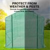 Home Ready Apex Mini Garden Greenhouse Shed PVC Cover Only – 3.5x2x2 M
